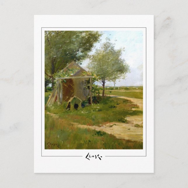 William Merritt Chase #132 - Postal Bella Artes (Anverso)