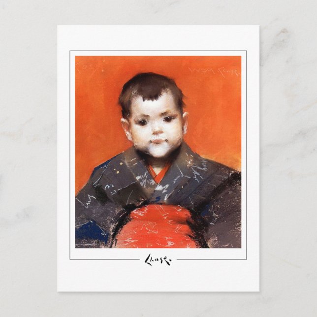 William Merritt Chase #219 - Postal Bella Artes (Anverso)