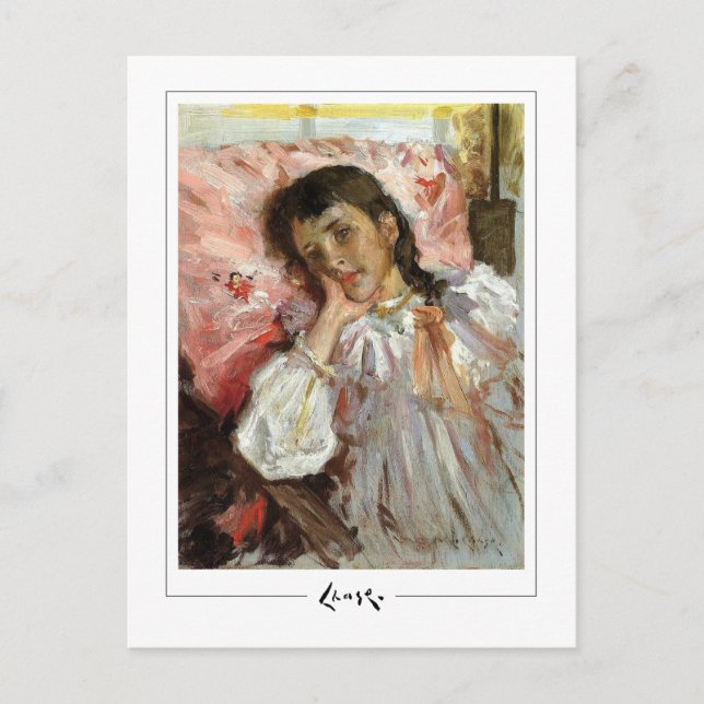 William Merritt Chase #329 - postal Bella Artes (Anverso)