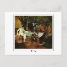 William Merritt Chase #330 - Tarjeta postal de art