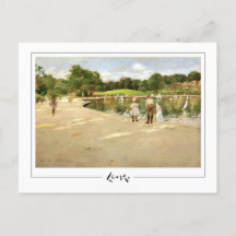 William Merritt Chase #346 - postal Bella Artes