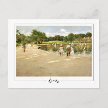 William Merritt Chase #346 - Tarjeta postal de art