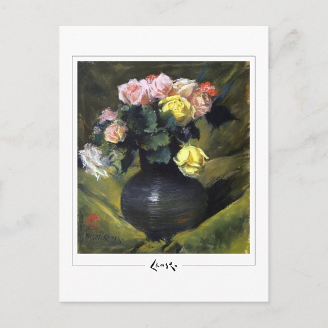 William Merritt Chase #47 - Postal Bella Artes (Anverso)