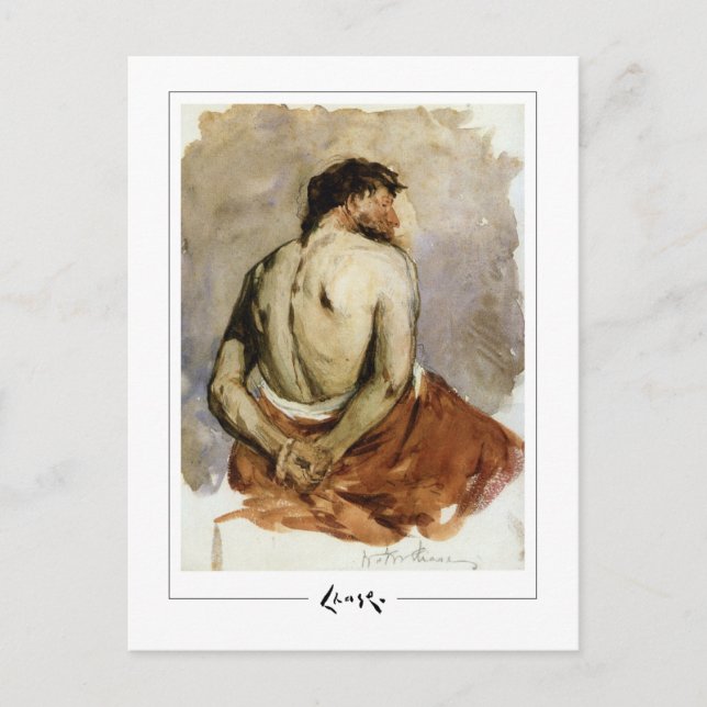 William Merritt Chase #68 - Postal Bella Artes (Anverso)