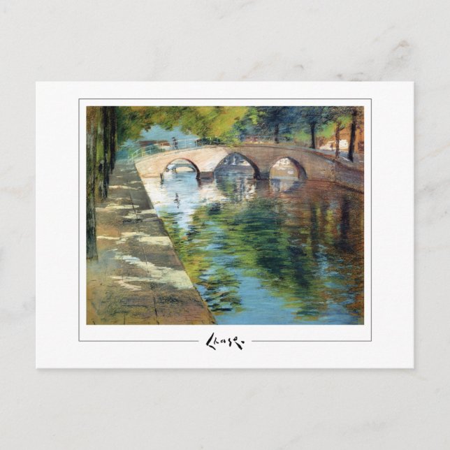 William Merritt Chase #78 - Postal Bella Artes (Anverso)