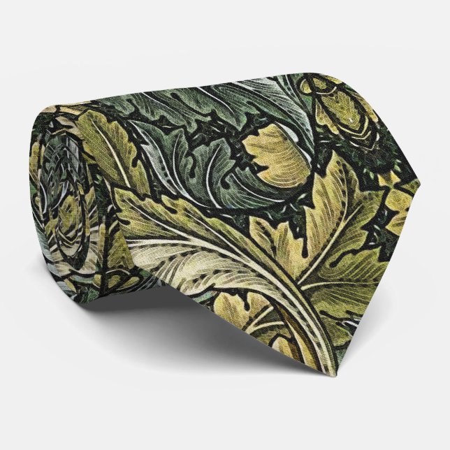 William Morris 1875 Corbata de cuello de Acanthus (Enrollado)