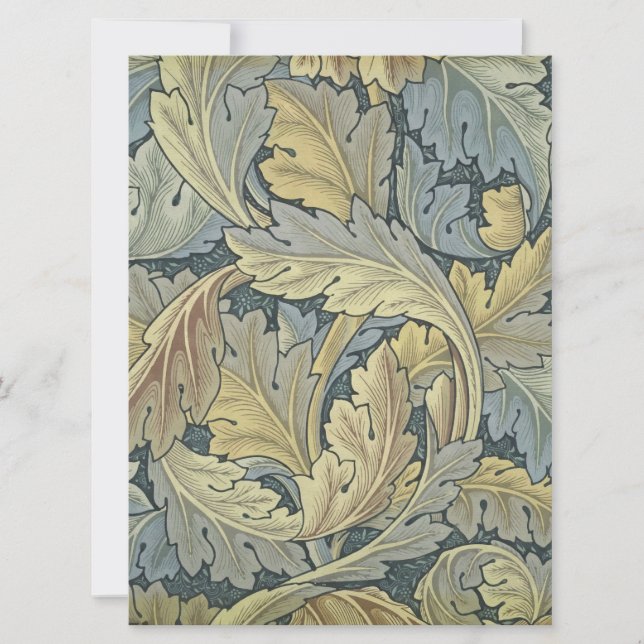 William Morris Acanthus deja el Art Nouveau floral (Anverso)