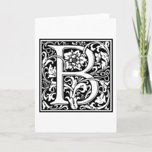 William Morris Alphabet “B”