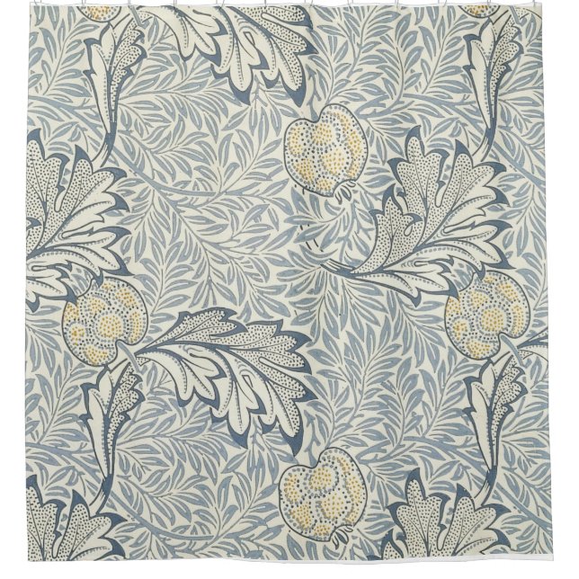 William Morris Apple modela la cortina de ducha (Anverso)