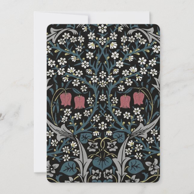 William Morris Blackthorn Floral Art Nouveau (Anverso)