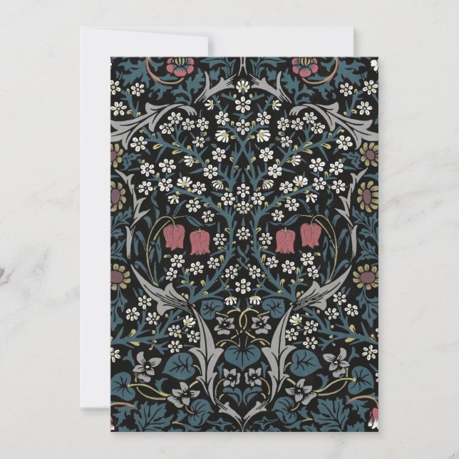 William Morris Blackthorn Floral Art Nouveau (Anverso)