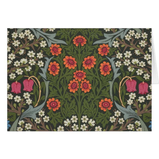 William Morris Blackthorn Garden Flower Classic (Anverso (Horizontal))