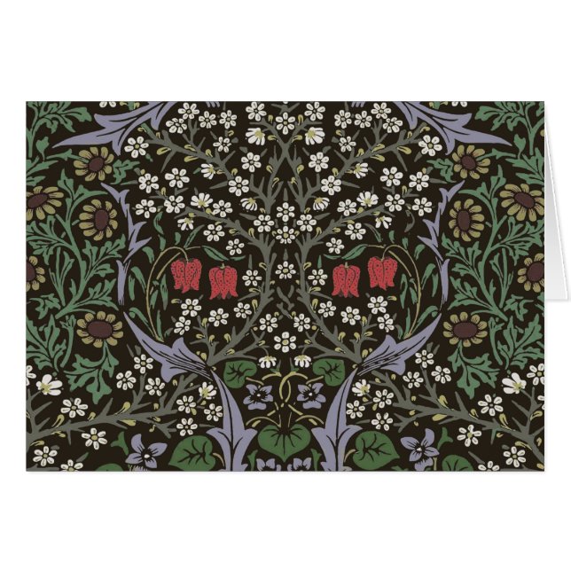 William Morris Blackthorn Tapestry Floral (Anverso (Horizontal))