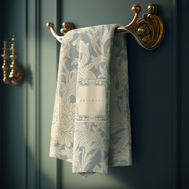 William Morris Chrysanthemum Pattern Toalla de bañ