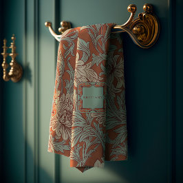 William Morris Chrysanthemum Pattern Toalla de bañ