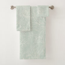 William Morris Chrysanthemum Pattern Toalla de bañ