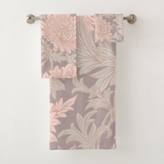 William Morris Chrysanthemum Pattern Toalla de bañ