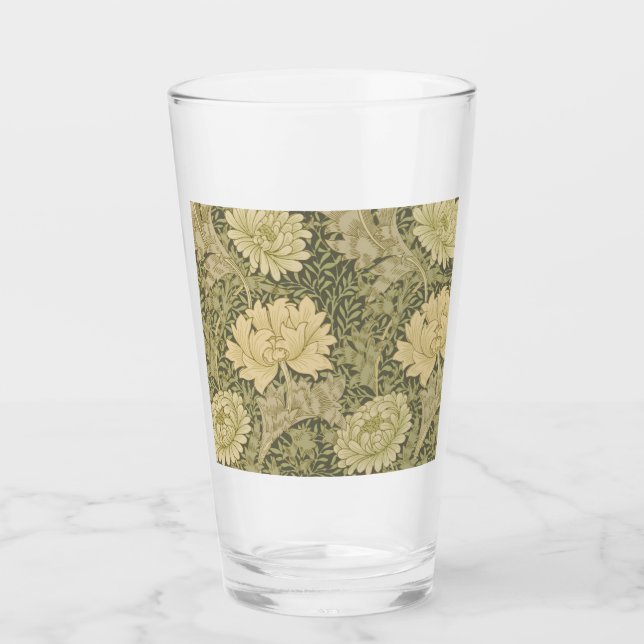William Morris Chrysanthemum Sage Flower (Anverso)