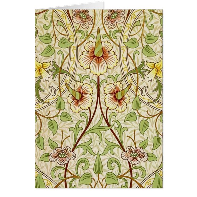 William Morris Daffodil Classic Flower Wallpaper (Frente)