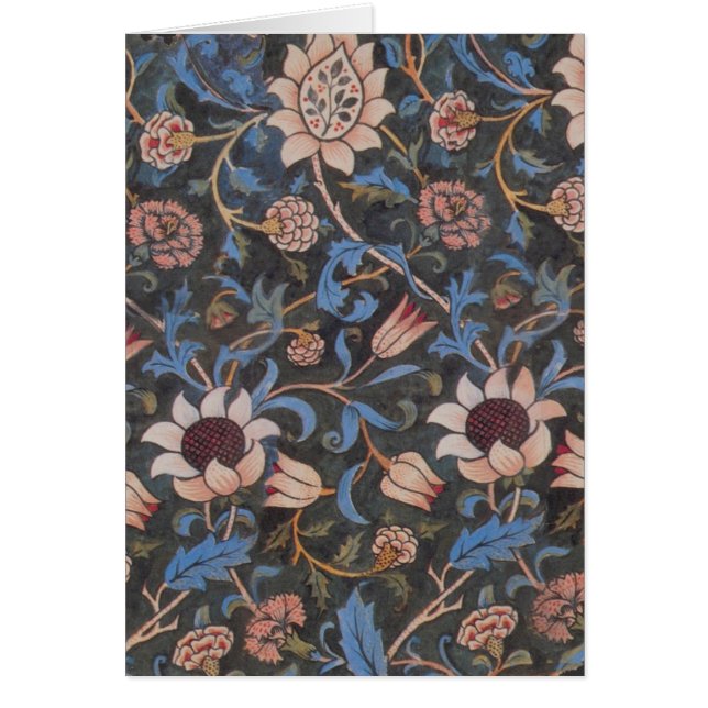 William Morris Evenlode Arte Textil Floral (Frente)