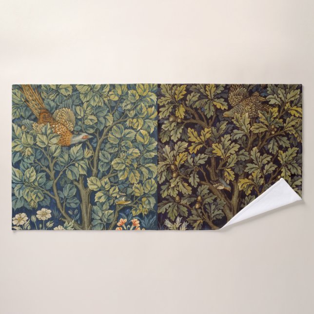 William Morris Faisán Árbol Flor (Toalla de baño)