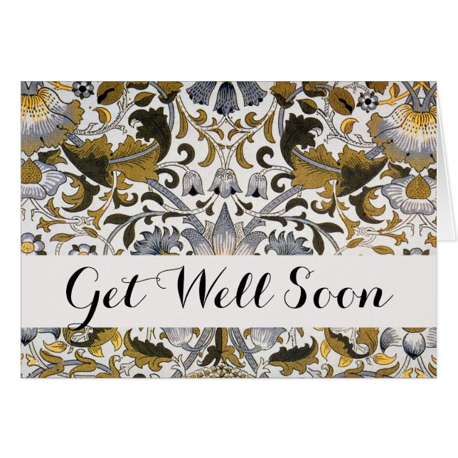 William Morris Flor floral Lodden (Anverso (Horizontal))