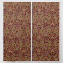 William Morris Floral Persa Antiguo Marrón Cebada