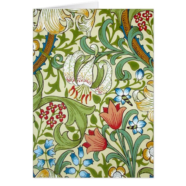 William Morris Garden Lily Wallpaper (Frente)