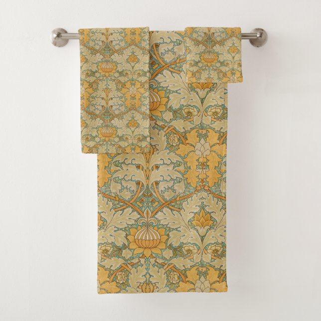 William Morris Golden Floral Design (In situ)