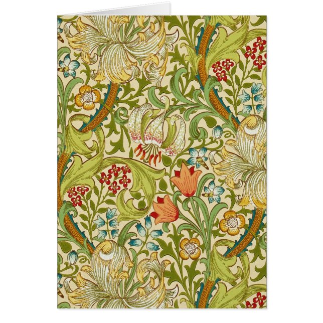 William Morris Golden Lily Vintage Pre-Raphaelite (Frente)