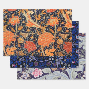 William Morris, Hojas de papel de envolvimiento de