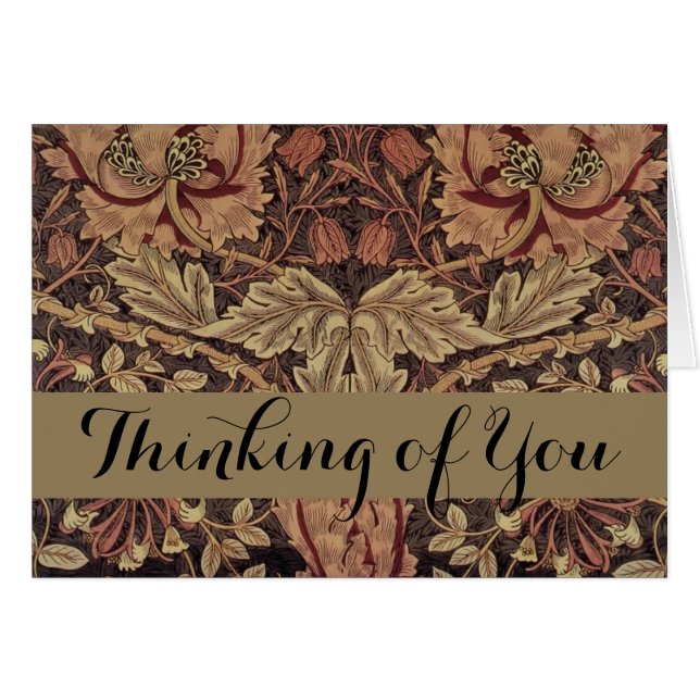 William Morris Honeysuckle Arte Inglés Clásico (Anverso (Horizontal))