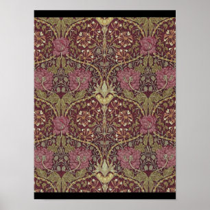 William Morris, Honeysuckle, patrón floral, arte