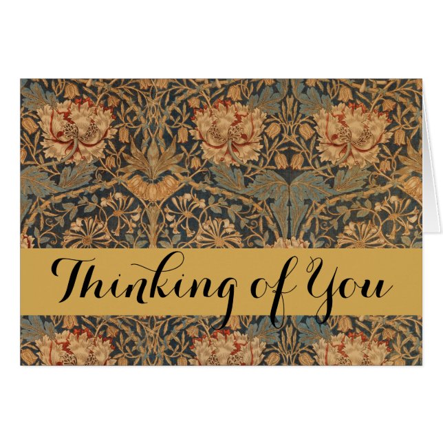 William Morris Honeysuckle Rich Wallpaper (Anverso (Horizontal))