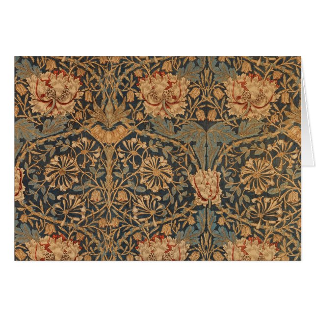 William Morris Honeysuckle Rich Wallpaper (Anverso (Horizontal))