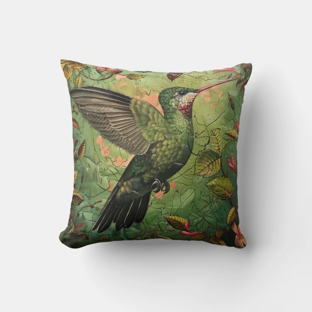 William Morris inspiró al Cojín decorativo Humming (Anverso)