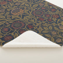 William Morris: La manta del Sherpa Violet & Colum