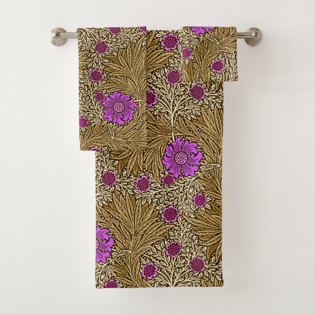 William Morris Marigold, Brown, Beige y Violet (In situ)