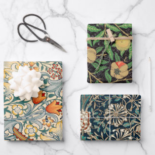 William Morris Pack 3 Hojas de papel de ajuste