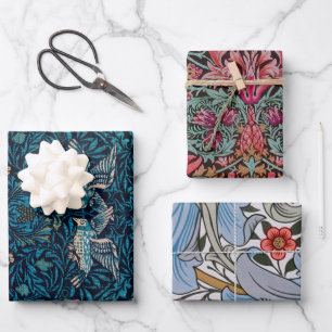 William Morris Pack 4 Hojas de papel de ajuste