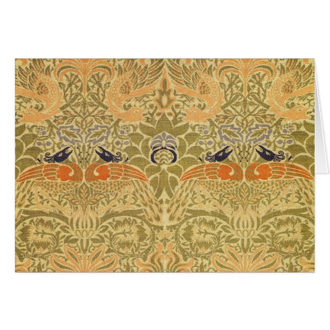 William Morris Peacock & Dragon Arts & Crafts (Anverso (Horizontal))