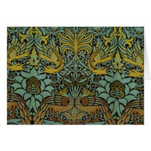 William Morris Peacock Dragon Wallpaper