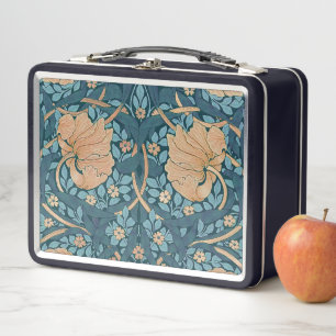 William Morris Pimpernel Patrón de vintage Metaliz