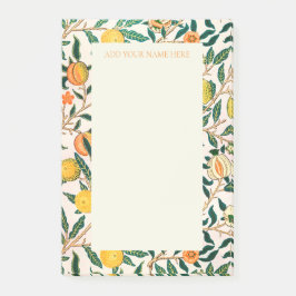 WILLIAM MORRIS POMEGRANATE DESIGN POST QUE NOTA