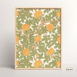 William Morris Rosa Floral Decoración Hogar Vintag