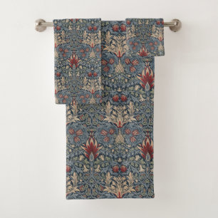 William Morris: Set de toallas para Snakeshead
