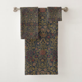 William Morris: Set de toallas violeta y de column