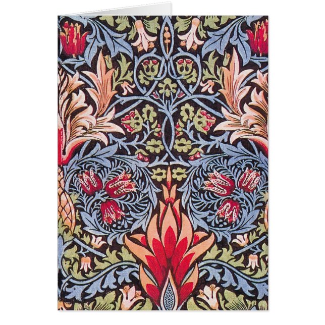 William Morris Snakeshead Art Nouveau floral (Frente)