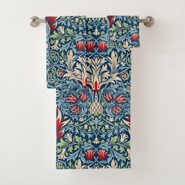 William Morris Snakeshead Fritillary Floral Design (In situ)