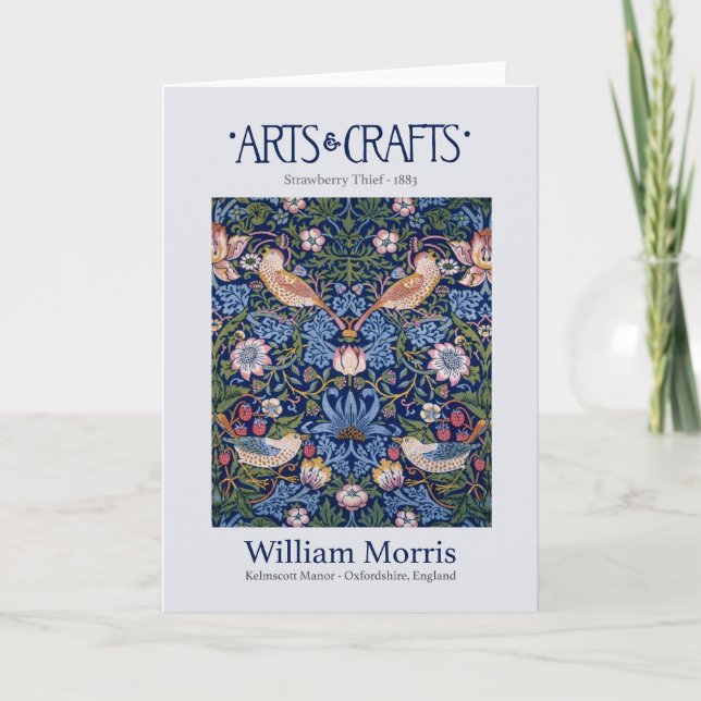William Morris Strawberry Thief (Anverso)